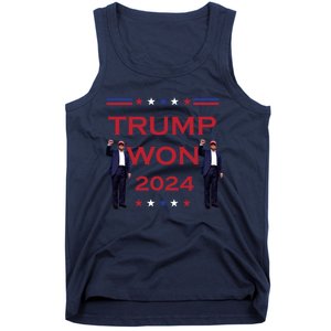 Trump Wins 2024 Election Trump Won 2024 Tank Top