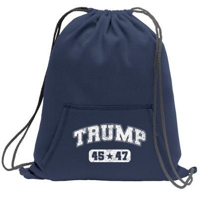 Trump Won 2024 Election 45 47 Victory President Inauguration Sweatshirt Cinch Pack Bag