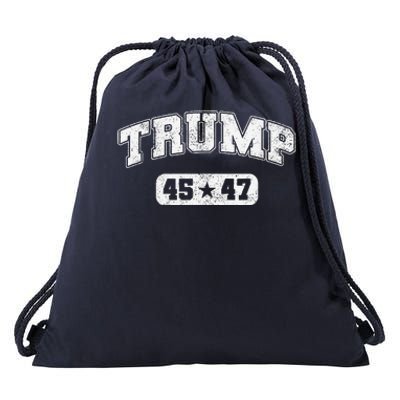 Trump Won 2024 Election 45 47 Victory President Inauguration Drawstring Bag