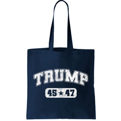 Trump Won 2024 Election 45 47 Victory President Inauguration Tote Bag