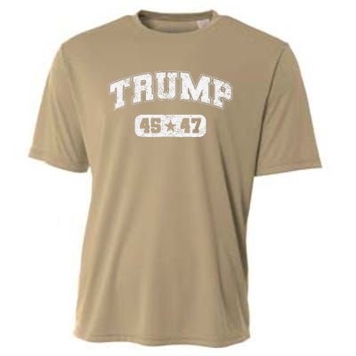 Trump Won 2024 Election 45 47 Victory President Inauguration Cooling Performance Crew T-Shirt