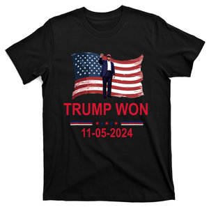 Trump Wins 2024 Election Trump Won 2024 T-Shirt