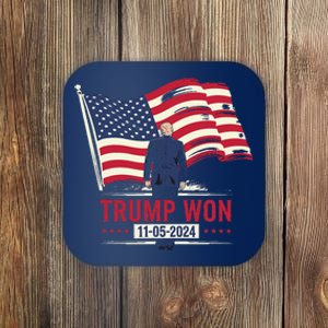 Trump Wins 2024 Election Trump Won 2024 Coaster