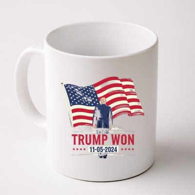 Trump Wins 2024 Election Trump Won 2024 Coffee Mug