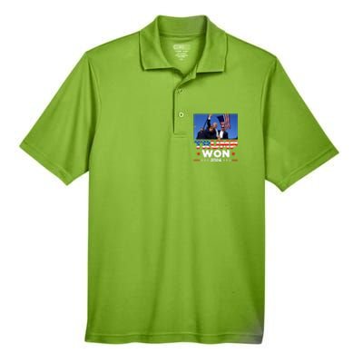 Trump Won 2024 Get Over It 47th Us President Men's Origin Performance Pique Polo