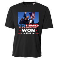 Trump Won 2024 Get Over It 47th Us President Cooling Performance Crew T-Shirt