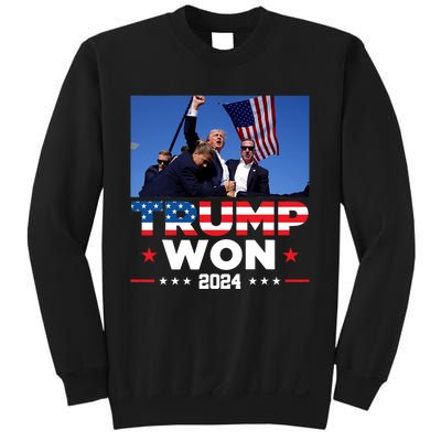 Trump Won 2024 Get Over It 47th Us President Sweatshirt