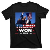 Trump Won 2024 Get Over It 47th Us President T-Shirt