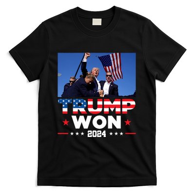 Trump Won 2024 Get Over It 47th Us President T-Shirt