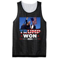 Trump Won 2024 Get Over It 47th Us President Mesh Reversible Basketball Jersey Tank