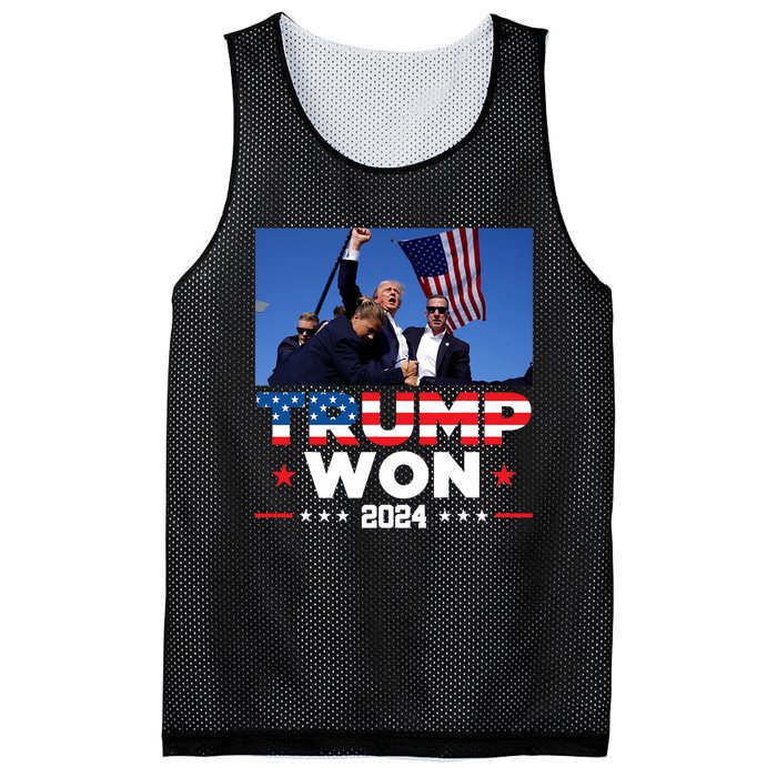 Trump Won 2024 Get Over It 47th Us President Mesh Reversible Basketball Jersey Tank