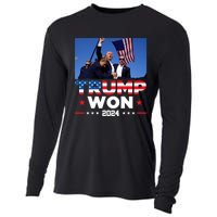 Trump Won 2024 Get Over It 47th Us President Cooling Performance Long Sleeve Crew