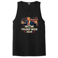 Trump Won 2024 President 47th Election Us Flag PosiCharge Competitor Tank