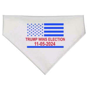 Trump Wins 2024 Election Trump Won 2024 USA-Made Doggie Bandana