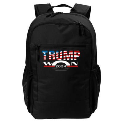 Trump Wins 2024 Election Trump Won 2024 Trump Win Daily Commute Backpack