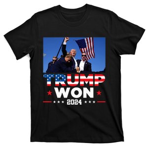 Trump Won 2024 Get Over It 47th Us President T-Shirt