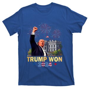 Trump Won 2024 President 47th Of White House Donald Trump T-Shirt