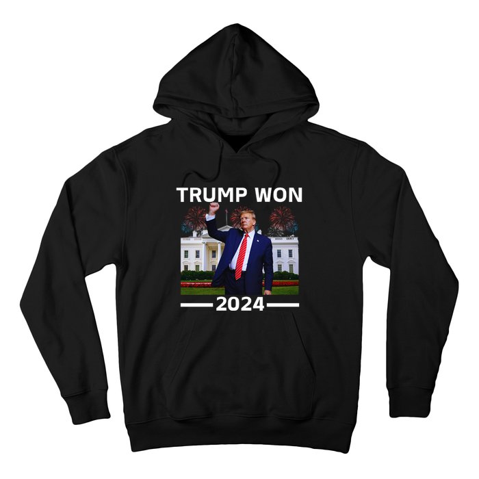 trump won 2024 Hoodie