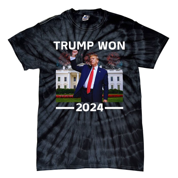 trump won 2024 Tie-Dye T-Shirt