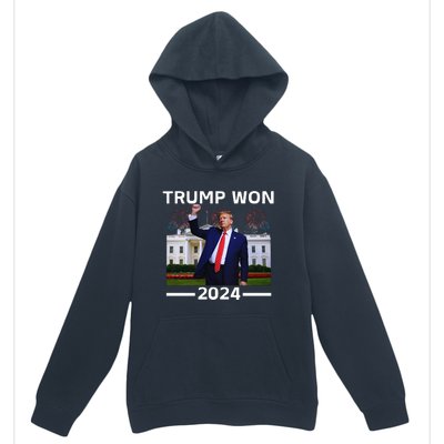 trump won 2024 Urban Pullover Hoodie