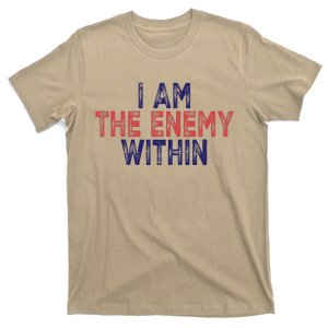 Tim Walz 24 Trump 2024 Kamala Harris I Am The Enemy Within T-Shirt