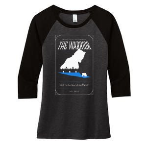 The Warrior 2024 Women's Tri-Blend 3/4-Sleeve Raglan Shirt