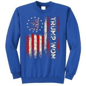 Trump Won 2024 Election President 47 Th Sweatshirt