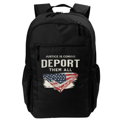 Trump Won 2024 Justice Is Coming Deport Them All Wall Backpack