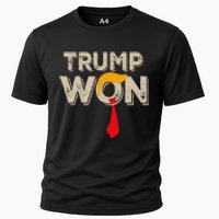 Trump Won 2024 Election Inauguration Cooling Performance Crew T-Shirt