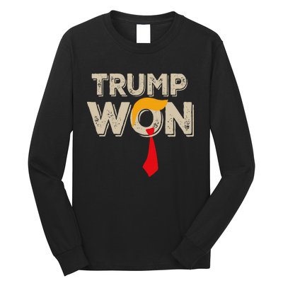 Trump Won 2024 Election Inauguration Long Sleeve Shirt