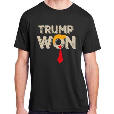 Trump Won 2024 Election Inauguration Adult ChromaSoft Performance T-Shirt