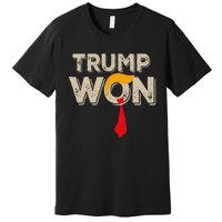 Trump Won 2024 Election Inauguration Premium T-Shirt