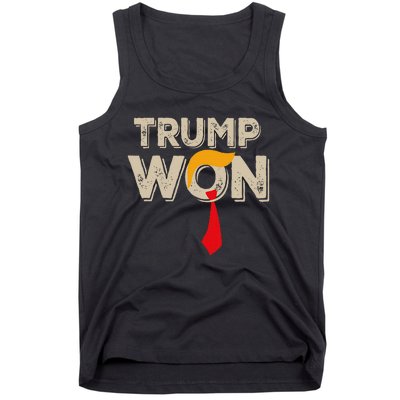 Trump Won 2024 Election Inauguration Tank Top