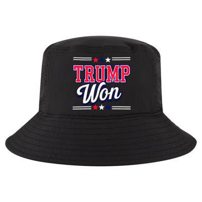 Trump Won 2024 Donald Trump Won 2024 Election Republican Win Cool Comfort Performance Bucket Hat