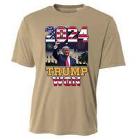 Trump Won 2024 President 47th Of White House Donald Trump Cooling Performance Crew T-Shirt