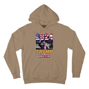 Trump Won 2024 President 47th Of White House Donald Trump Hoodie