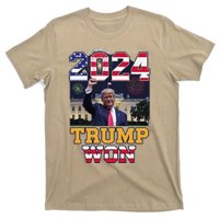 Trump Won 2024 President 47th Of White House Donald Trump T-Shirt