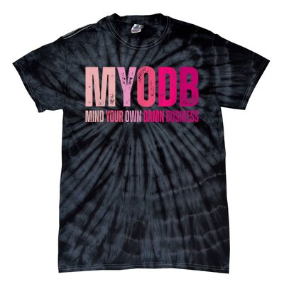 Tim Walz 2024 Mind Your Own Damn Business Tie-Dye T-Shirt