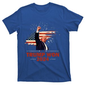 Trump Won 2024 Election President 47 Th T-Shirt