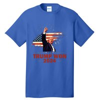 Trump Won 2024 Election President 47 Th Tall T-Shirt