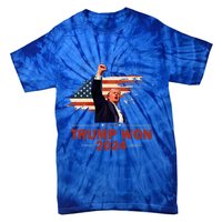 Trump Won 2024 Election President 47 Th Tie-Dye T-Shirt