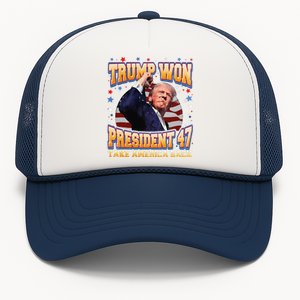 Trump Wins 2024 Election Trump Won 2024 Trucker Hat