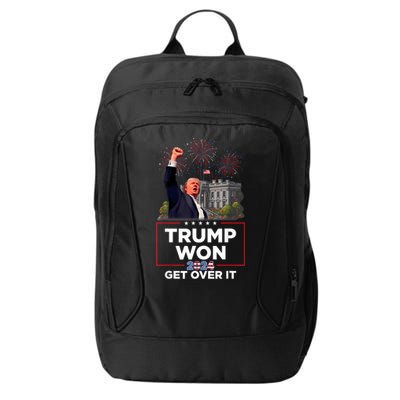 Trump Won 2024 President 47th Of White House Donald Trump City Backpack