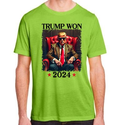 Trump Won 2024 Trump 47 Team Trump For Women Gift Adult ChromaSoft Performance T-Shirt