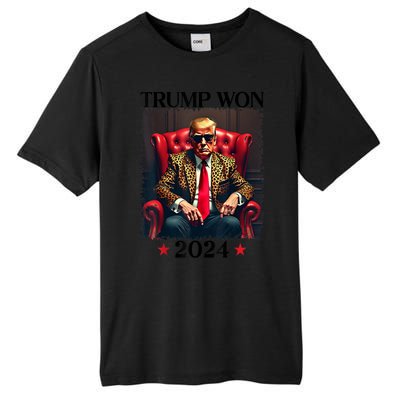 Trump Won 2024 Trump 47 Team Trump For Women Gift Tall Fusion ChromaSoft Performance T-Shirt