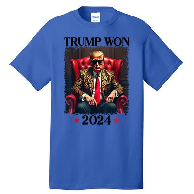 Trump Won 2024 Trump 47 Team Trump For Women Gift Tall T-Shirt