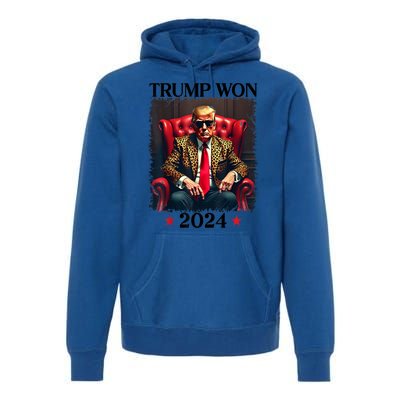 Trump Won 2024 Trump 47 Team Trump For Women Gift Premium Hoodie