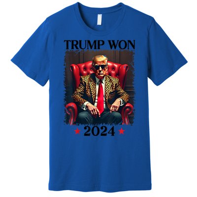 Trump Won 2024 Trump 47 Team Trump For Women Gift Premium T-Shirt