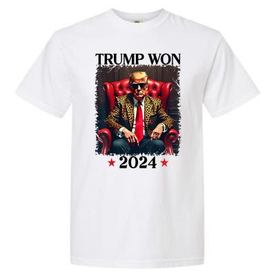 Trump Won 2024 Trump 47 Team Trump For Women Gift Garment-Dyed Heavyweight T-Shirt