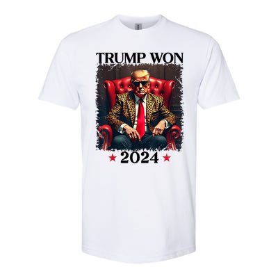 Trump Won 2024 Trump 47 Team Trump Softstyle CVC T-Shirt